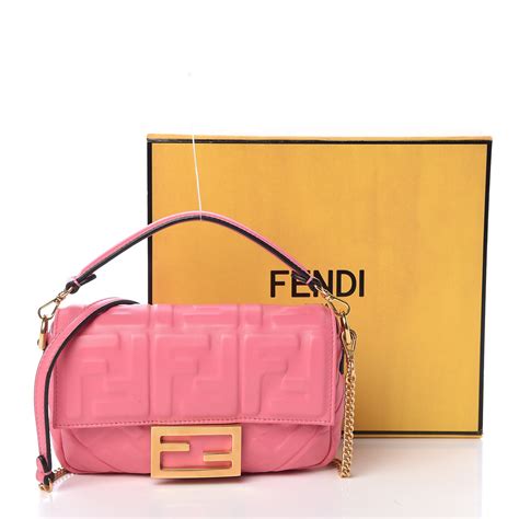 mini baguette fendi rosa|fendi korea baguette bag.